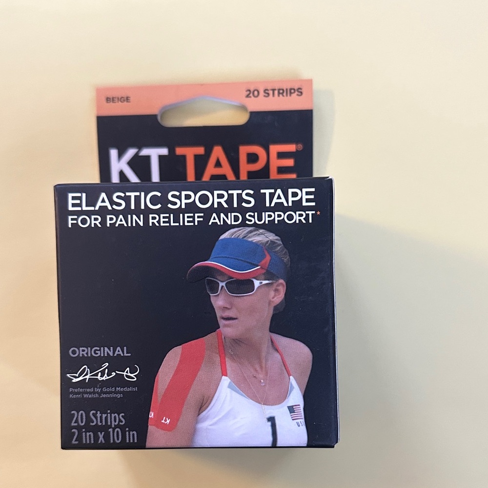 Beige Elastic Sports Tape